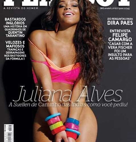Playboy Juliana Alves ex bbb e atriz global peladinha para a Revista Playboy