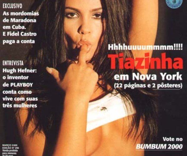 Tiazinha nua na Playboy (ano 2000)